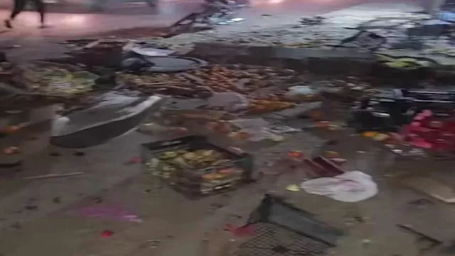 آثار الحادث 