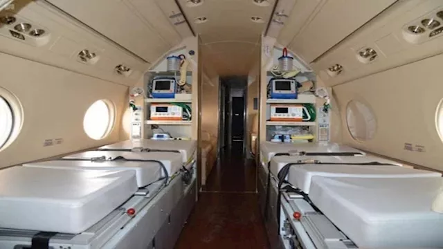 طائرة إخلاء طبي سعودية   أرشيفية 