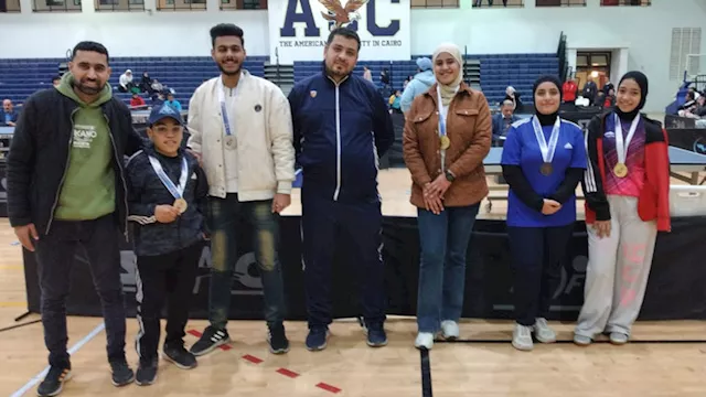 بنها تحصد 5 ميداليات في بطولة الجامعات المصرية لتن