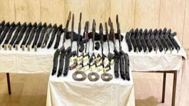 جانب من المضبوطات