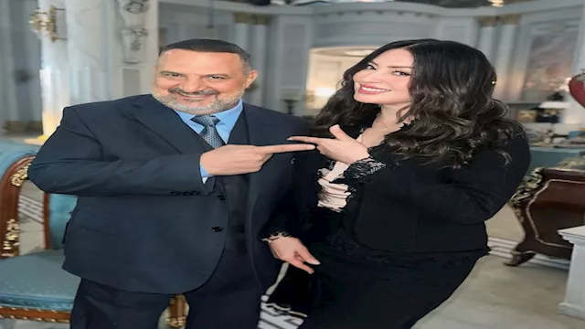 الفنان خالد الصاوي والفنانة نرمين الفقي