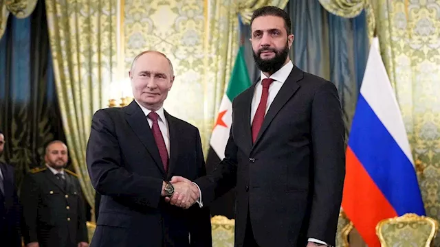 الشرع يصل إلى موسكو للاجتماع مع بوتين    أرشيفية