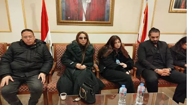 عزاء والدة دوللي شاهين