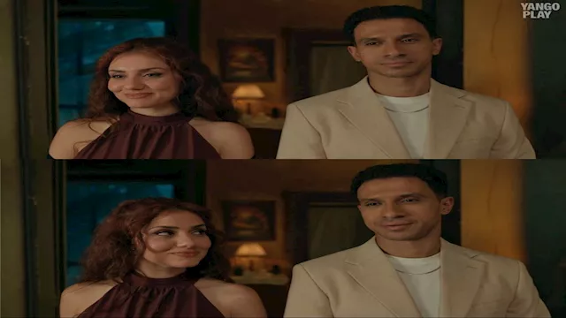 عصام عمر وجيهان الشماشرجي من كواليس مسلسل بطل العا