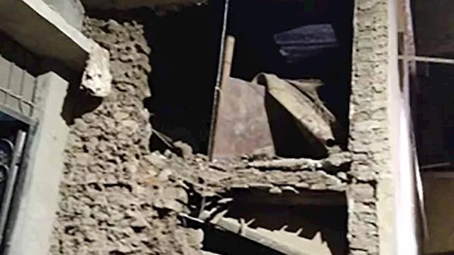 انهيار جزئي لمنزل - ارشيفية