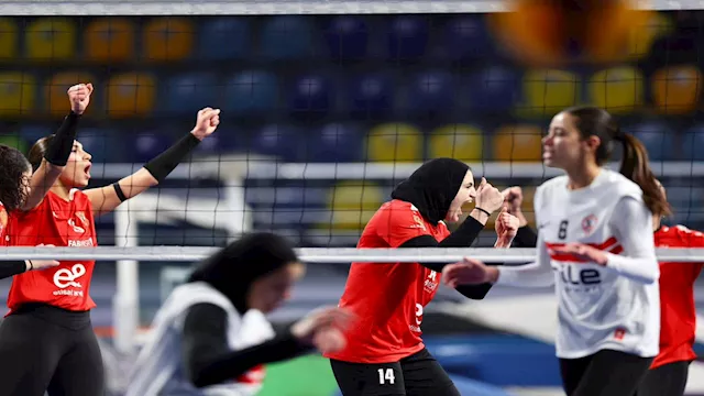 سيدات طائرة الأهلي والزمالك