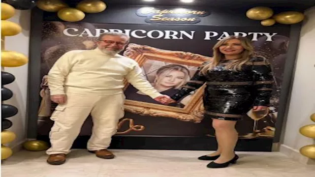 شريف منير مع ليلى علوي في عيد ميلادها