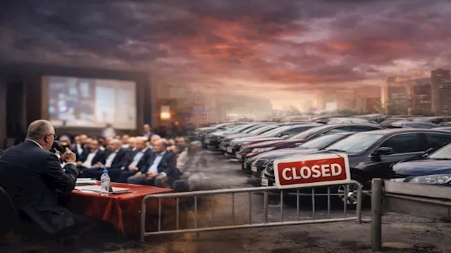 أزمة إعلاق معارض السيارات - تعبيرية