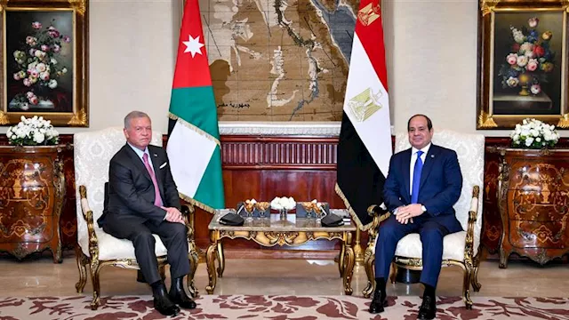 السيسي يستقبل العاهل الأردني