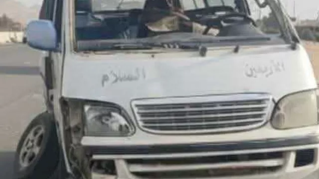  انقلاب ميكروباص بطريق السويس