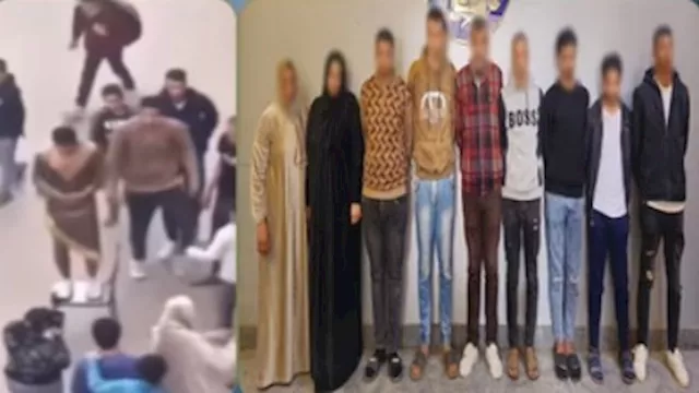 المتهمون في واقعة بنها 