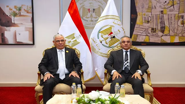 وزير العدل يستقبل النائب العام لتهنئته بتولي مهام 
