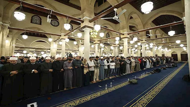  صلاة التراويح بالجامع الأزهر