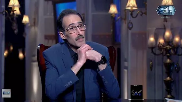 جانب من لقاء الكاتب الصحفي مجدي الجلاد مع الإعلامي