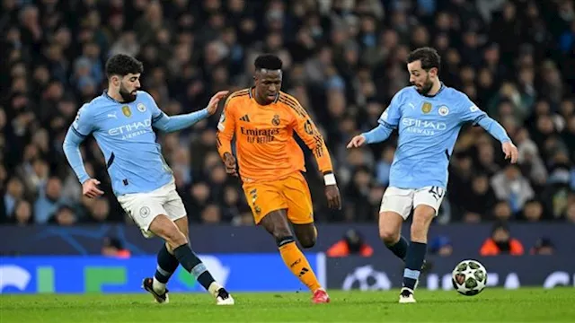 ريال مدريد ومانشستر سيتي في بطولة دوري أبطال أوروب