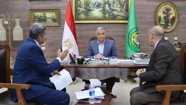 محافظ الإسماعيلية يستقبل مدير مديرية الزراعة الجدي