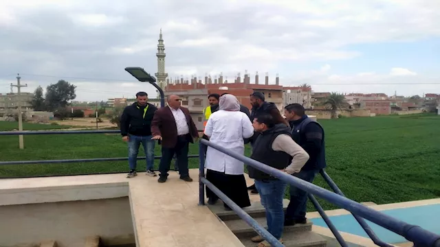 رئيس مياه الشرقية يتفقد محطات كفر صقر