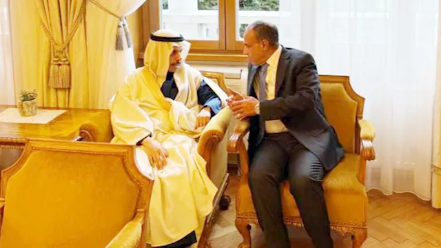 الدكتور بدرعبد العاطي والأمير فيصل بن فرحان