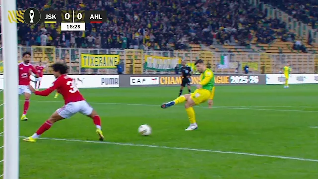 ملخص الشوط الثاني من مباراة الأهلي وشبيبة القبائل 