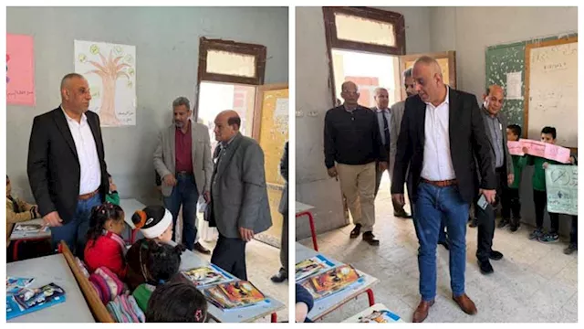 وكيل تعليم الجيزة يتفقد مدارس أطفيح والعياط  