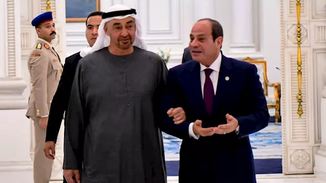 الرئيس عبد الفتاح السيسي والشيخ محمد بن زايد آل نه
