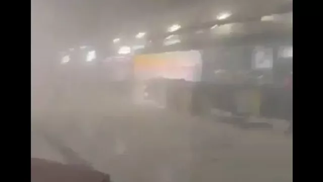 تعرّض مبنى بمطار "دبي الدولي" لضربة مباشرة