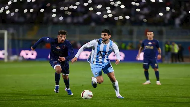 لقطات من مباراة بيراميدز والزمالك في الدوري المصري
