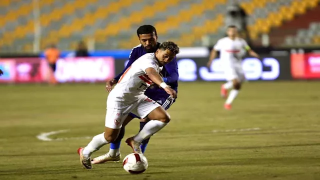 خناقة لاعبي الزمالك وإنبي_8
