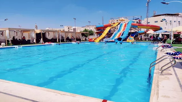 منطقة الألعاب المائية بالمسرح الروماني في الإسماعي