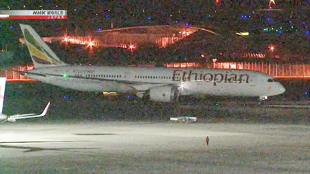 طائرة إجلاء يابانية من الشرق الأوسط