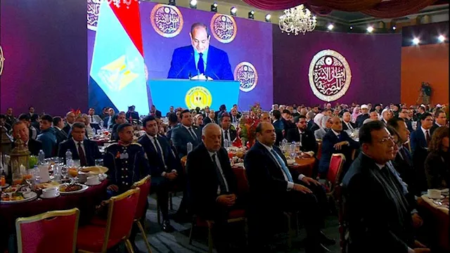 حفل إفطار الأسرة المصرية بحضور الرئيس السيسي