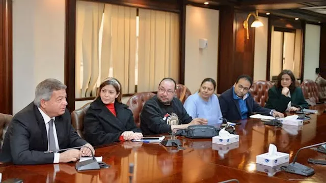 أعضاء لجنة الدراما بالمجلس الأعلى لتنظيم الإعلام