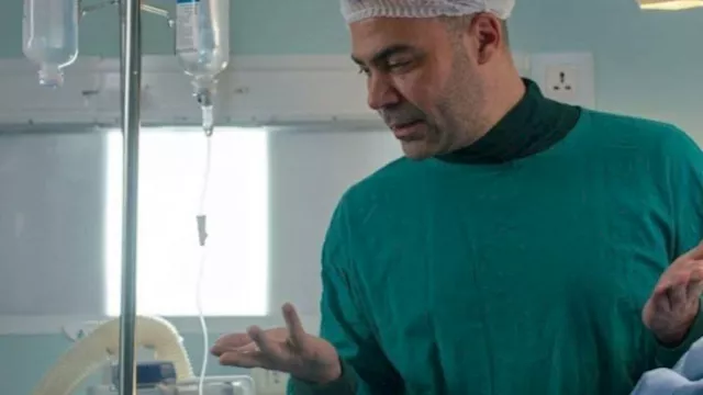 مشهد الولادة في مسلسل الكينج