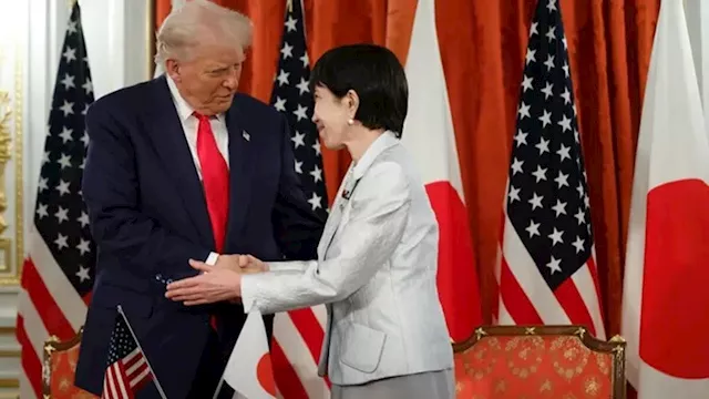 ترامب ورئيسة وزراء اليابان