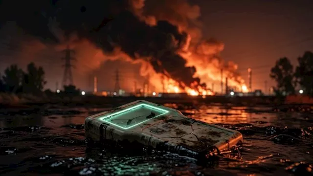 ضرب حقل بارس.. صورة تعبيرية مولدة بالذكاء الاصطناع