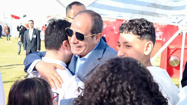 السيسي في احتفالات عيد الفطر