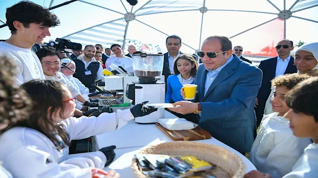 السيسي في احتفالات عيد الفطر 