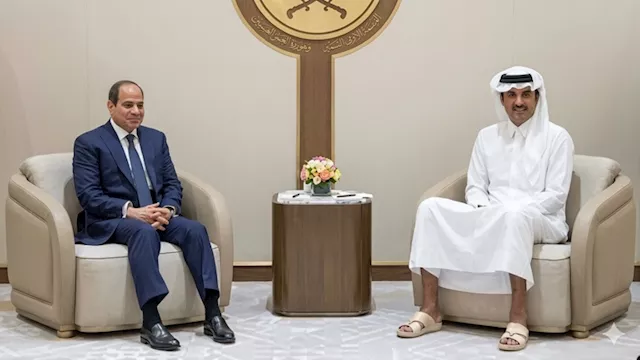 زيارة السيسي قطر