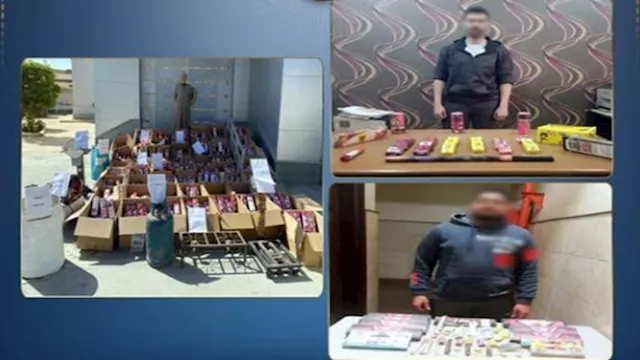 ضبط مليون قطعة ألعاب نارية وكشف كواليس 63 قضية