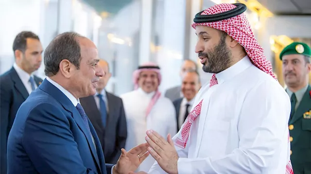 الرئيس السيسي وولي العهد السعودي