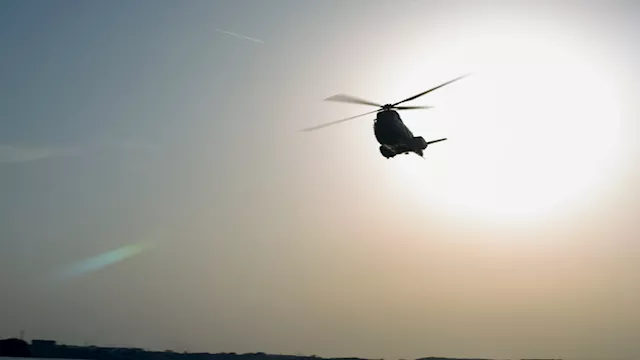 سقوط مروحية قطرية