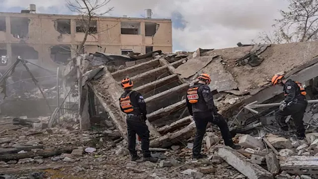 الدمار في إسرائيل - الصورة من نيويورك تايمز