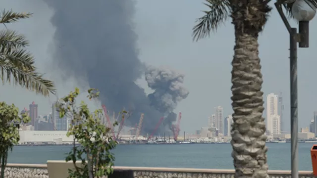 القصف على البحرين