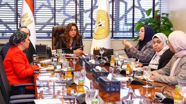 اجتماع وزيرة التنمية المحلية والبيئة