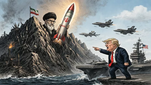 حرب إيران - صورة مولدة بالذكاء الاصطناعي