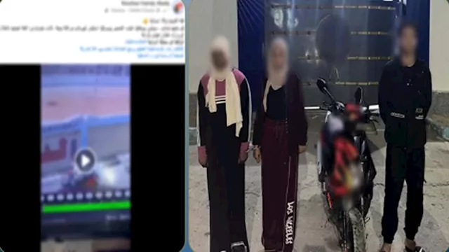 القبض على فتاتين سرقتا دراجة نارية وبيعها لطالب با