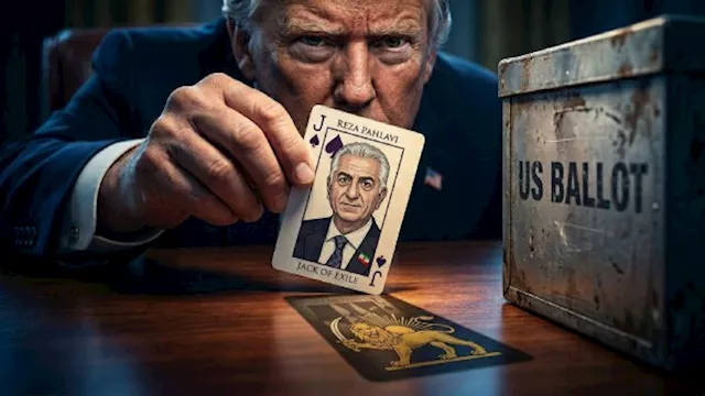 كيف يستخدم ترامب رضا بهلوي؟ (صورة بالـ AI)