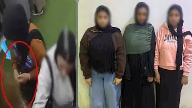 ضبط 3 فتيات لسرقة مستحضرات تجميل من محل بالسويس