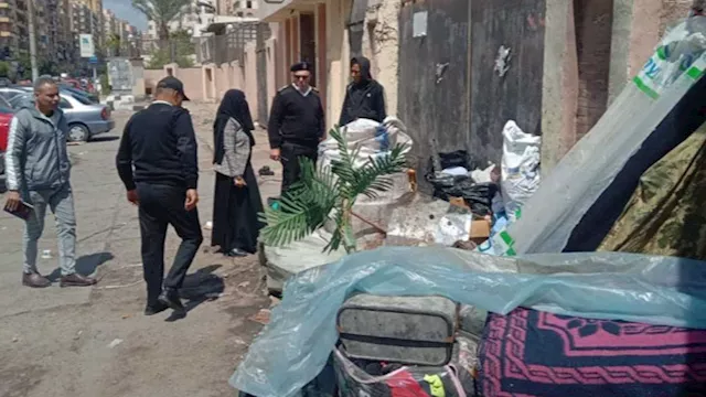 إزالة تجمعين للنباشين في الإسماعيلية