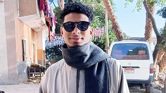 الشاب المتوفي بإسنا